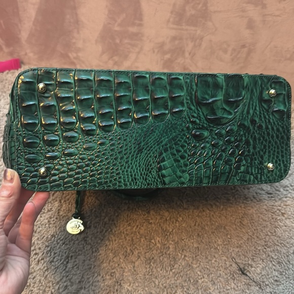 Brahmin Large Duxbury Satchel in Emerald Melbourne - Picture 4 of 4